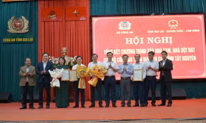 Bộ Công an xây mới, sửa chữa hơn 6.300 căn nhà ở khu vực Tây Nguyên