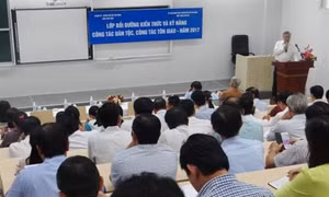 Bồi dưỡng kiến thức dân tộc đối với cán bộ công chức, viên chức giai đoạn 2018-2025