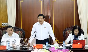 Hội đồng Dân tộc của Quốc hội làm việc tại Bắc Kạn
