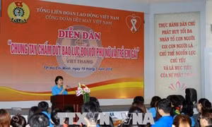 Chung tay xóa bỏ bạo lực đối với phụ nữ và trẻ em gái