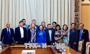 Lãnh đạo Thành phố Hồ Chí Minh tiếp Chủ tịch Nhóm Nghị sỹ Hữu nghị Ucraina -Việt Nam