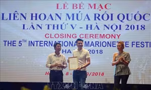 Nghệ sỹ Việt Nam giành nhiều giải thưởng ở Liên hoan múa rối quốc tế 2018