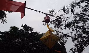 Dựng cây Nêu ngày Tết và chương trình "Hương xưa bánh tét" tại Đại Nội Huế