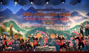 Chương trình nghệ thuật chào đón năm mới 2019 tại Điện Biên