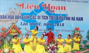 Liên hoan văn hóa dân gian của các di tích tiêu biểu tỉnh Hà Nam năm 2018