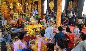 Tái hiện Tết Chol Chnam Thmay của đồng bào Khmer tại Hà Nội