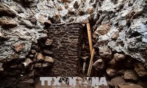 Mexico phát hiện dấu tích ngôi đền cổ thờ thần mưa
