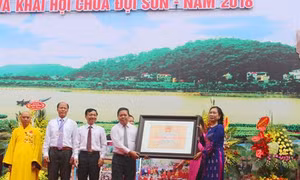 Chùa Đọi Sơn được công nhận là Di tích Quốc gia đặc biệt