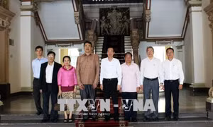 Lãnh đạo Thành phố Hồ Chí Minh tiếp đoàn cán bộ Bộ Khoa học và Công nghệ Lào