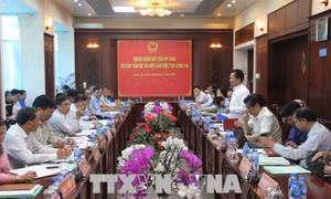 Đoàn giám sát của Quốc hội làm việc tại tỉnh Long An