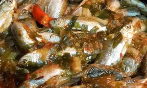 Quyến rũ món cá linh kho mía