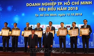 Thành phố Hồ Chí Minh: Tôn vinh doanh nghiệp và doanh nhân tiêu biểu năm 2018