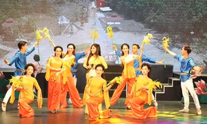 Giao lưu nghệ thuật "Chung tay xóa nghèo pháp luật về biên giới biển, đảo"