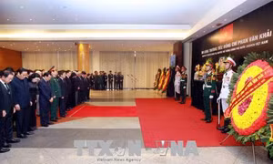 Lễ truy điệu nguyên Thủ tướng Phan Văn Khải tại Hà Nội