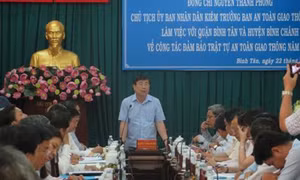 Tăng cường đảm bảo trật tự an toàn giao thông cửa ngõ phía Tây Thành phố Hồ Chí Minh