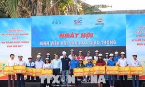 Thành phố Hồ Chí Minh: Trang bị kiến thức, kỹ năng về an toàn giao thông cho sinh viên
