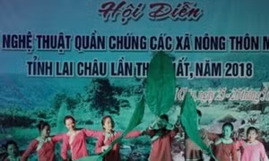 Hội diễn nghệ thuật quần chúng các xã nông thôn mới lần 1 ở Lai Châu