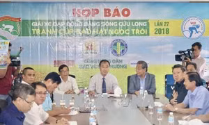 Hơn 100 tay đua tranh tài tại Giải xe đạp Đồng bằng sông Cửu Long tranh Cúp Gạo Hạt Ngọc Trời