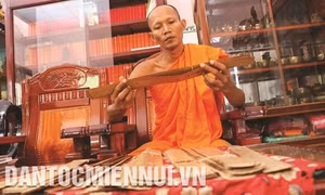 Kinh lá buông – Thư tịch cổ độc đáo vùng Bảy Núi
