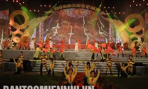 Khai mạc Ngày Văn hóa các dân tộc Việt Nam 2018 chủ đề "Âm vang Đất Việt"