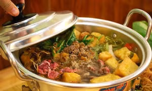 Ngọt lòng lẩu cua đồng Tây Nguyên