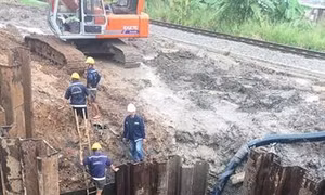 Nhiều khu vực ở Thành phố Hồ Chí Minh bị cắt nước do sự cố rò rỉ đường ống nước
