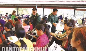 Đồn Biên phòng Na Hình ngăn chặn ma túy vùng biên