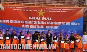 Khai mạc Tuần “Đại đoàn kết các dân tộc – Di sản văn hóa Việt Nam” năm 2018