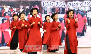 Phú Thọ chuẩn bị đón bằng công nhận hát Xoan là Di sản văn hóa phi vật thể đại diện của nhân loại