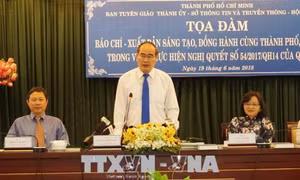 Báo chí góp phần triển khai Nghị quyết về cơ chế đặc thù phát triển Thành phố Hồ Chí Minh