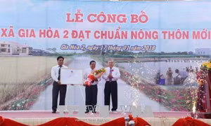 Xã căn cứ kháng chiến Gia Hòa 2, tỉnh Sóc Trăng đạt chuẩn nông thôn mới