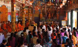 Nét đẹp lễ Sene Dolta của đồng bào Khmer ở Hậu Giang