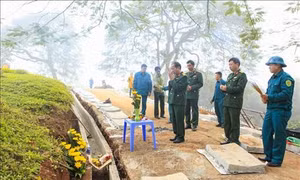 Phát hiện hài cốt và vũ khí vật liệu nổ tại Di tích Đồi A1, Điện Biên