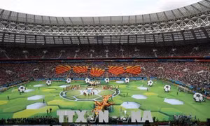 Lễ khai mạc World Cup 2018 sôi động và sâu lắng