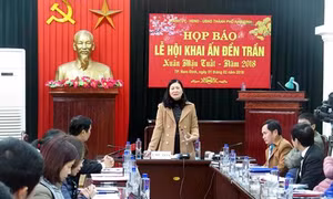 Lễ hội khai ấn đền Trần 2018: Đảm bảo đủ ấn phát cho nhân dân, du khách