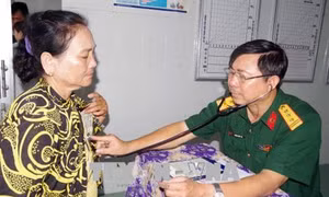 Khám bệnh, cấp thuốc miễn phí cho đối tượng chính sách ở Sóc Trăng