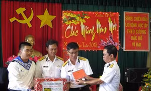Mang Xuân đến các nhà giàn DK1