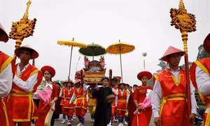 Giỗ Tổ Hùng Vương – Lễ hội Đền Hùng 2018: Lễ rước kiệu, dâng lễ vật cung tiến Tổ tiên