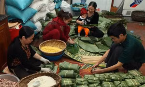 Làng nghề bánh chưng Thủy Đường