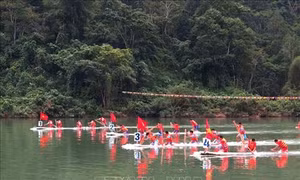 Lễ hội đua mảng trên dòng sông Gâm-Hà Giang