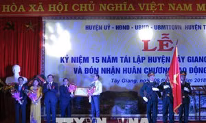 Quảng Nam: Huyện biên giới Tây Giang đổi thay từng ngày