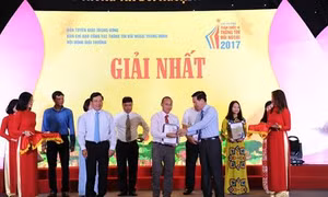 Báo ảnh Dân tộc và Miền núi có giải Nhất toàn quốc về thông tin đối ngoại năm 2017