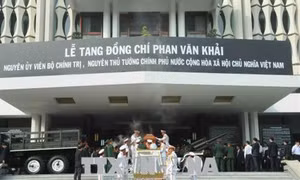 Cử hành trọng thể Lễ truy điệu và an táng nguyên Thủ tướng Phan Văn Khải