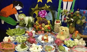 Chuẩn bị Tết Trung thu cho trẻ em vùng biên Cao Lộc