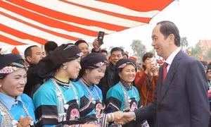 Chủ tịch nước Trần Đại Quang: Thực hiện những giải pháp, việc làm cụ thể, thiết thực hỗ trợ đồng bào các dân tộc