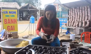 Làng bánh gai tiến Vua rộn ràng vào Tết 