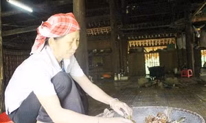 Ngon lạ hương vị bánh chuối của người Tày