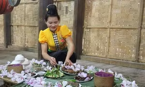"Xên lẩu nó" - lễ hội lớn của người Thái ở Sơn La