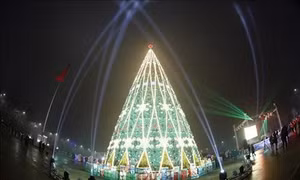 Trang trí cây thông Noel đón Giáng sinh