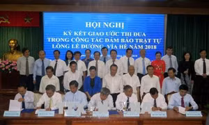 Thành phố Hồ Chí Minh quyết tâm thực hiện trật tự lòng đường, vỉa hè